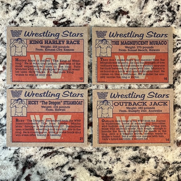 1987 Super Rare Topps Wrestle Mania 3 collectible cards. - Picture 7 of 9
